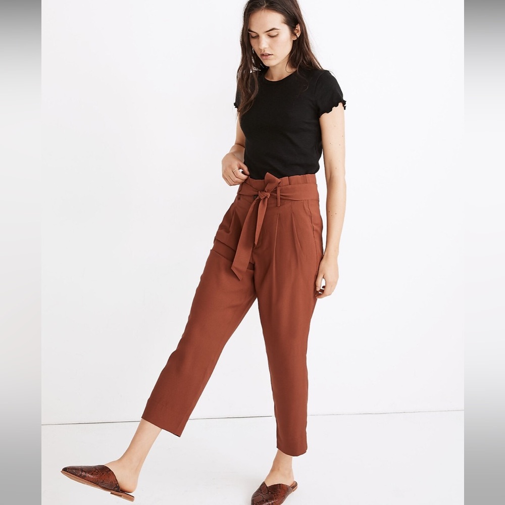 Madewell paper bag pant size 8 NWT